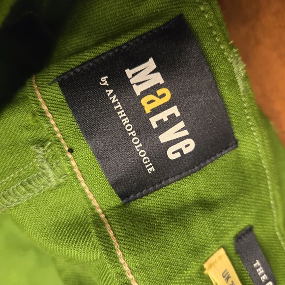 Maeve Elegant Green Women's Pants - Picture 5 of 9